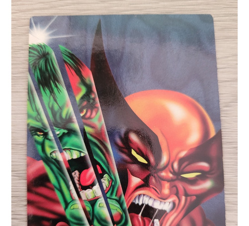 Pepsi Card #25 Wolverine Contra Hulk (Usado)