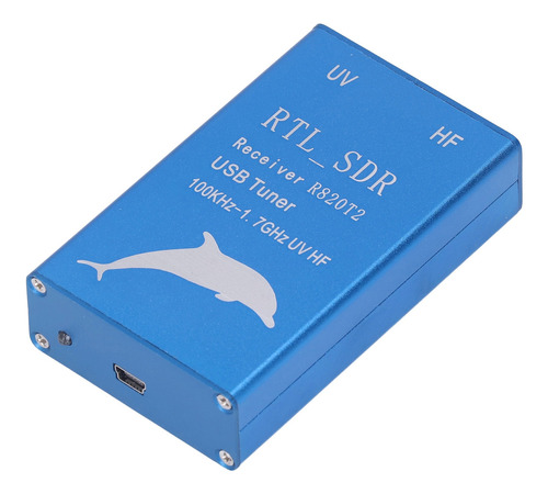 Receptor Rtl Sdr Sintonizador Usb Hf Uhf Vhf 100khz1.7ghz