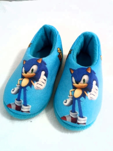 Pantuflas O Babuchas Sonic Tallas 18 A 42