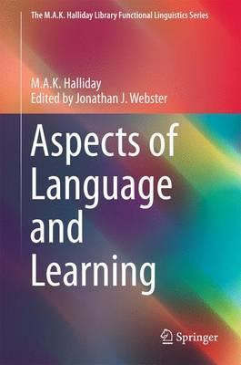 Libro Aspects Of Language And Learning - M.a.k. Halliday