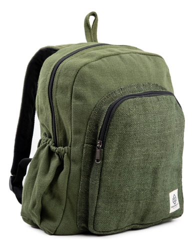 Mini Mochila De Cáñamo Eco Friendly Durable Green De