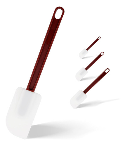 Espátula De Goma De Silicona De Alto Calor Antiadherente Esp