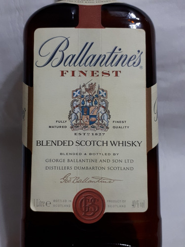 Deco - Botella Y Caja Whisky Ballantine`s Escocia 1 Lt. C42