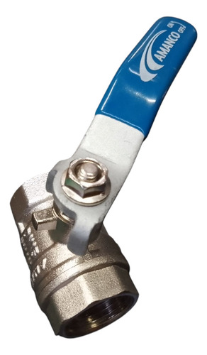 Llave De Paso Agua Válvula Esférica H-h 1/2 Bronce Amanco