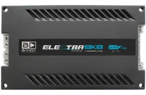 Modulo Automotivo Banda Electra 8k8 1 Ohm 1 Canal 8800wrms