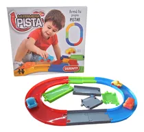 Comprar Mi Primera Pista De Autos Para Armar Con 3 Autos 10 Tramos