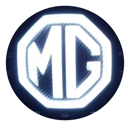 Luz Led Con Logotipo De Coche Para Mg5 Fibra De Carbono