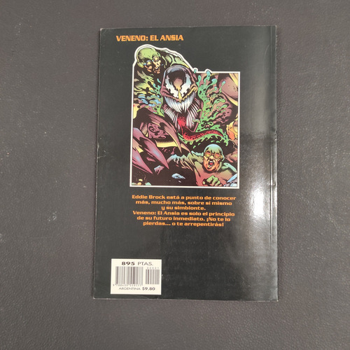 Comic Veneno El Ansia + Veneno La Señal Tomo 1 Liquido (Usado)