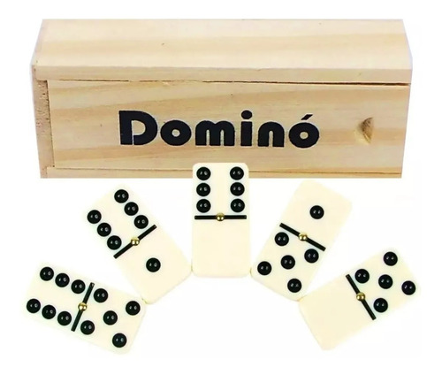 Juego De Mesa Mini-domino En Caja Madera Faydi 810-0105
