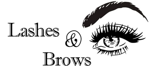  Lashes And Brows Wall Decals Vinyl Eyes Eyebrows Mural...