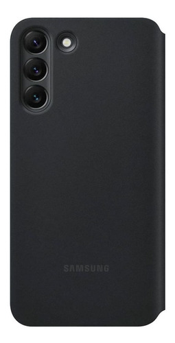 Imagem 3 de 4 de Capa Preta Smart Clear View Para Galaxy S22