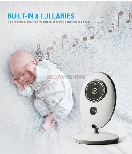 Babá Eletrônica Câmera Visão Noturna Boavision Vb605 127/220V