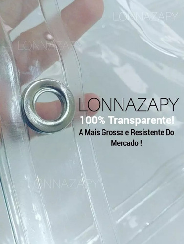 Lona Transparente Com Ilhós - Lonnazapy