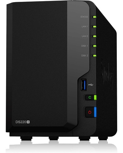 Nas Synology 2-bay Disk Station, 2gb Ddr4