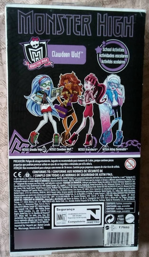 Imagen 2 de 4 de Dos Blister De Modas Para Monster High Clawdeen Ropa Muñeca