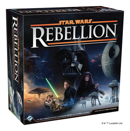 Juego De Mesa Star Wars Rebellion | Juego De Estrategia Para