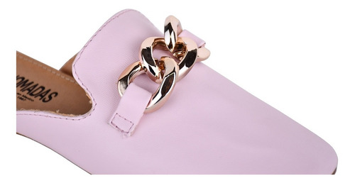 Imagen 6 de 7 de Balerinas Para Mujer Mini Tacón, Mules De Moda Casuales