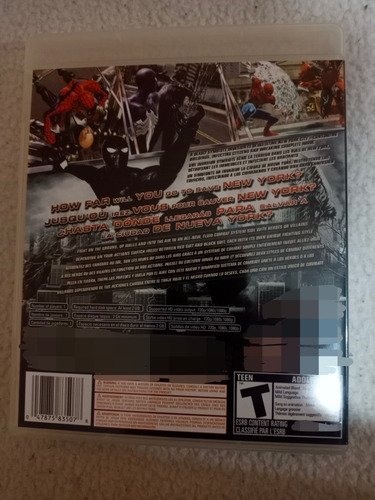 Spiderman Web Of Shadows Ps3 Impecable De Colección. (Usado)