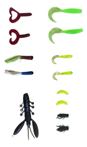 Kit De 28 Piezas De Señuelo Cebo Anzuelos Para Pesca Canpim