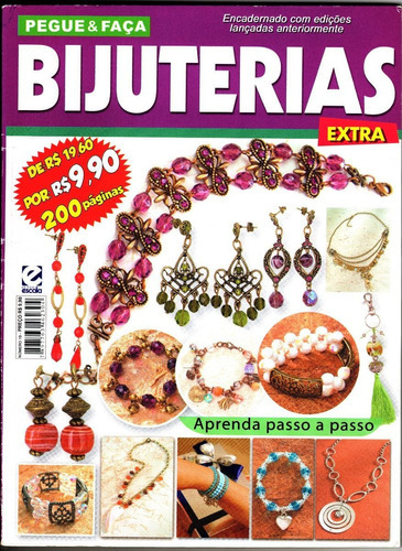 Revista  Bijuterias Encadernado Com 4 Volumes  200 Páginas