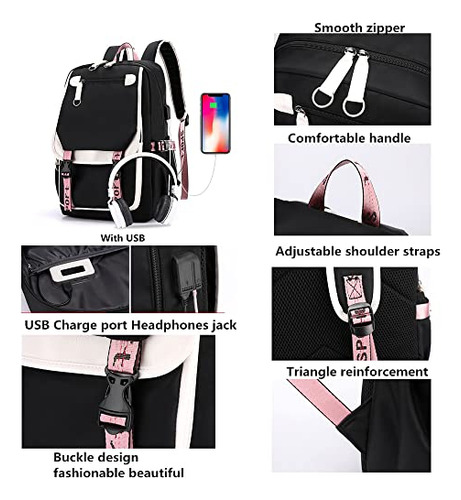 Mochila Casual Para Niñas, De Nailon, Impermeable, Para Niño
