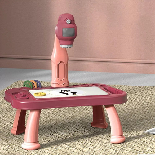 I Set De Mesa De Dibujo Con Proyector De 2 Animales Para