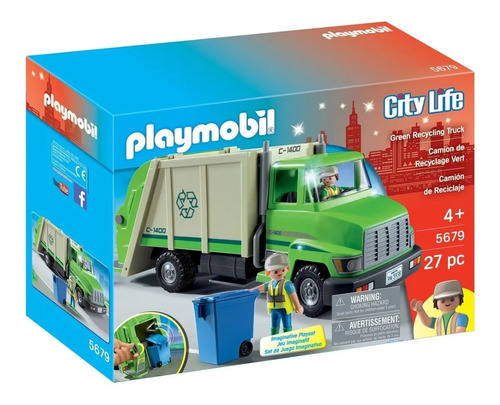  Camión De Reciclaje De Residuos Playmobil City Life 5679
