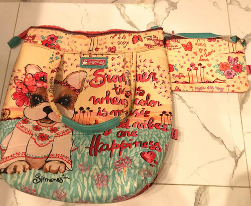 Bolso Perrito Simones Con Monedero Interno