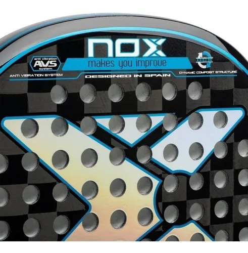 Paleta Paddle Nox Titanium Carbon 18k Importada + Funda