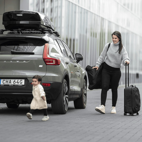 Bagageiro Teto Thule Motion Xt L Preto Com Trava Slide Lock