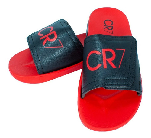 Imagen 3 de 4 de Sandalias Casual Cr7 Rojo Cr708rn Moletto
