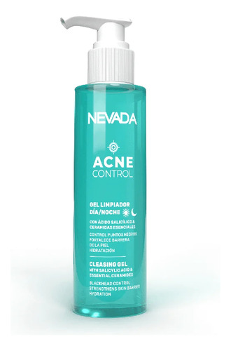 Gel Limpiador Día Y Noche Control De Acné Facial Nevada