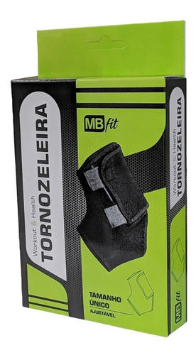 Imagem 5 de 6 de Tornozeleira Ajustável Compressão Ortopédica Neoprene Mbfit