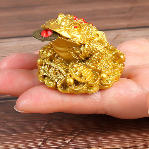 3 Feng Shui Money Frog, Estatua De Money Toad, Sapo De Patas