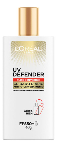 Protector Solar L'oréal París Uv Defender Incoloro Fps 50+ X