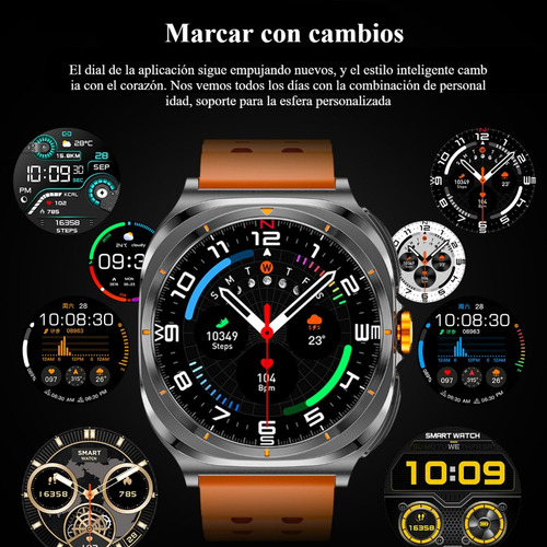 Reloj Inteligente Hombre Smart Watch Auriculares Dos En Uno