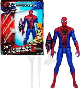 Muñeco Spiderman Hombre Araña Orig Hasbro Luz Sonido Dispara