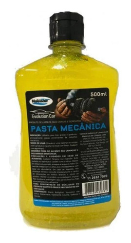 Pasta Mecânica Valência Remoção De Graxas E Gorduras 500ml