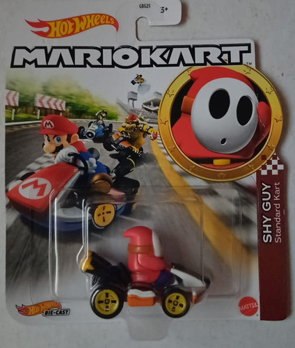 Hot Wheels Mario Kart Shy Guy (standard Kart)
