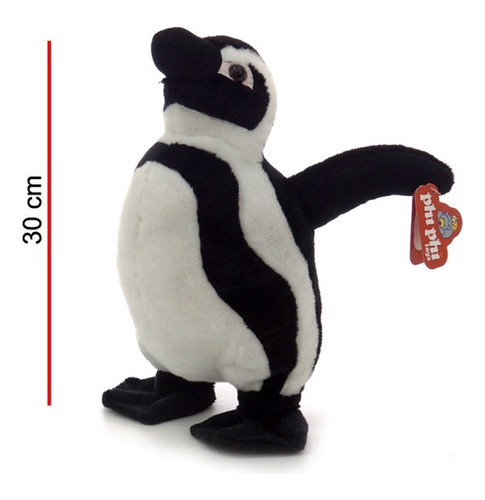 Peluche Pingüino Parado 30cm Phi Phi Toys