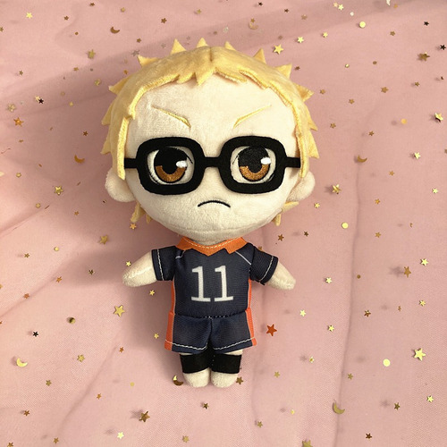 // Novo Yw Haikyuu Kei Tsukishima Boneca Pelúcia Brinquedo
