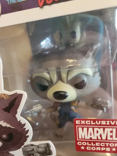 Funko Pop Guardians Of Galaxy Rocket With Groot Collector Ed
