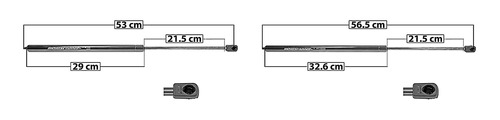 Set Amortiguadores Cofre Spart C55 Amg 2005 - 2006