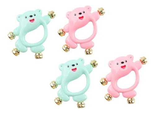 Mod-192 4pcs Baby Rattle Baby Molar Toys Infant Rattle