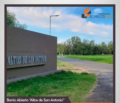 Lotes En Venta  Barrio Abierto  Altos De San Antonio  Luján 