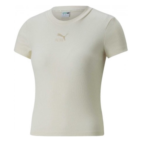 Blusa Puma Classics Ribbed Slim Tee 535689 99