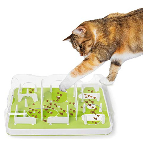 Todos Para Paws Interactive Cat Puzzle Feeder, Treat Dispens