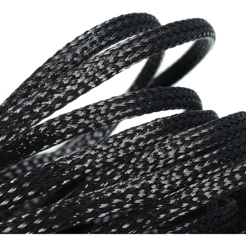 Imagen 3 de 4 de Nylon Malla Cubre Cable Piel De Serpiente 5 Mm Por 1m 3d