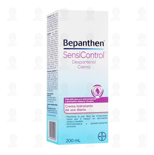 Bepanthen Crema Hidratante De Uso Diario Sensicontrol 200 Ml