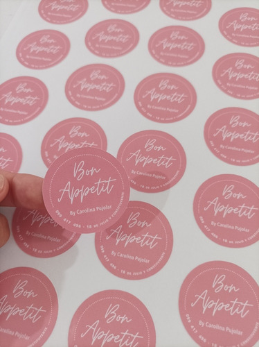 Imagen 2 de 6 de 10 Stiker Personalizados, Adhesivos En Papel Fotográfico